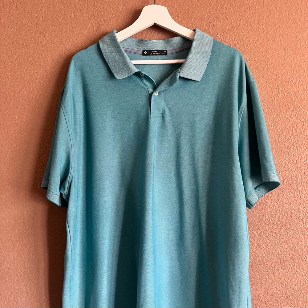 Member’s Mark Men's Teal Polo Shirt Size XXL - Picture 3 of 11